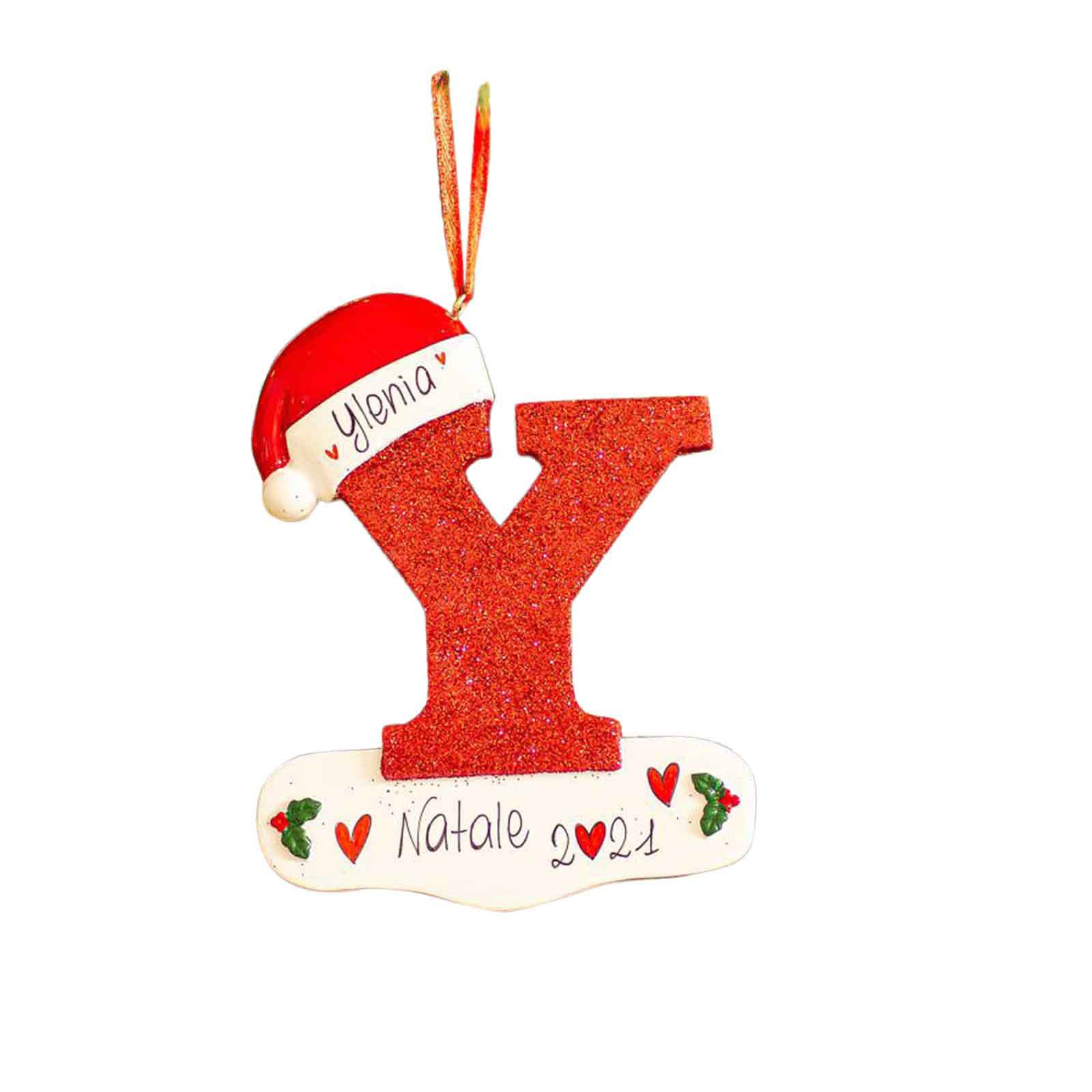 English Letters Christmas Letters Decorative Pendant